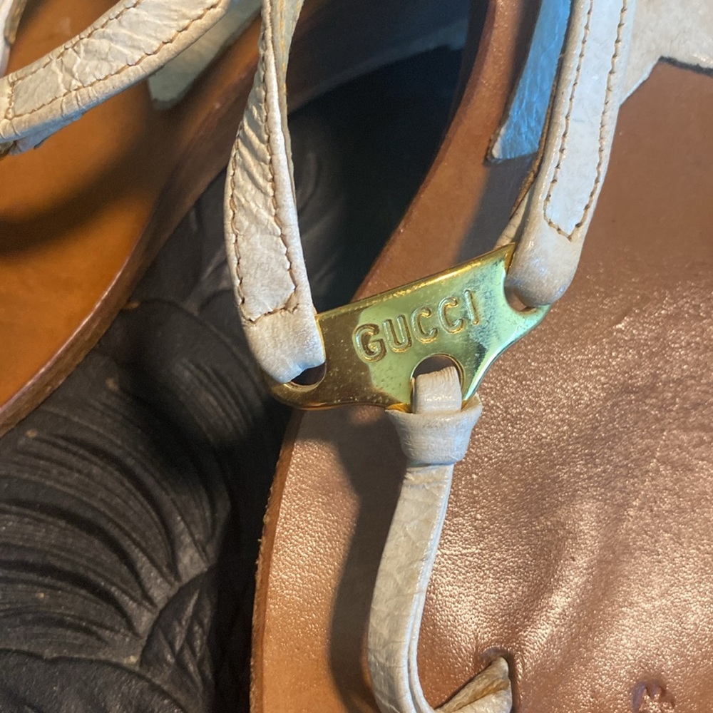 Vintage Gucci Sandals sz 7 - Picture 5 of 7